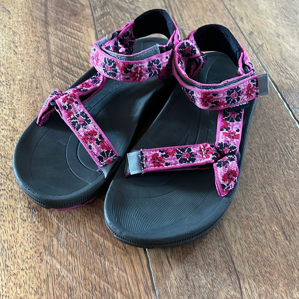 Teva’s 6294 Women’s 5 Pink Floral Sandals